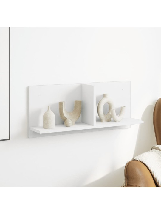 Nástěnná skříňka 70 x 16,5 x 30 cm bílá kompozitní dřevo