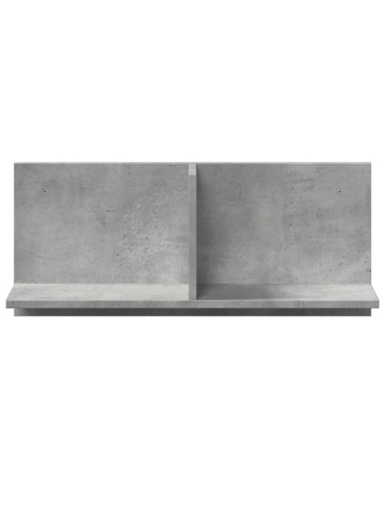 Nástěnná skříňka 70x16,5x30 cm betonově šedá kompozitní dřevo