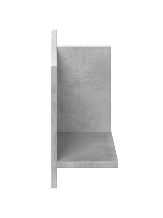 Nástěnná skříňka 70x16,5x30 cm betonově šedá kompozitní dřevo
