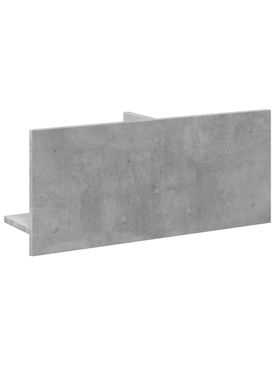 Nástěnná skříňka 70x16,5x30 cm betonově šedá kompozitní dřevo