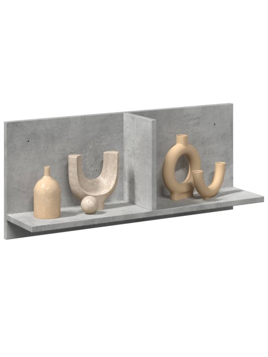 Nástěnná skříňka 70x16,5x30 cm betonově šedá kompozitní dřevo
