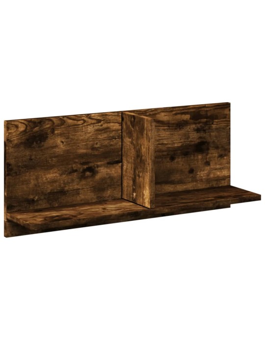 Nástěnná skříňka 70 x 16,5 x 30 cm kouřový dub kompozitní dřevo