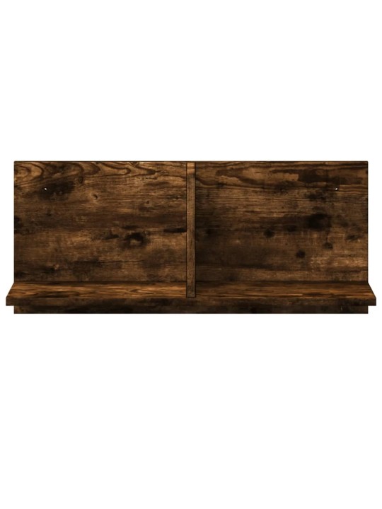 Nástěnná skříňka 70 x 16,5 x 30 cm kouřový dub kompozitní dřevo
