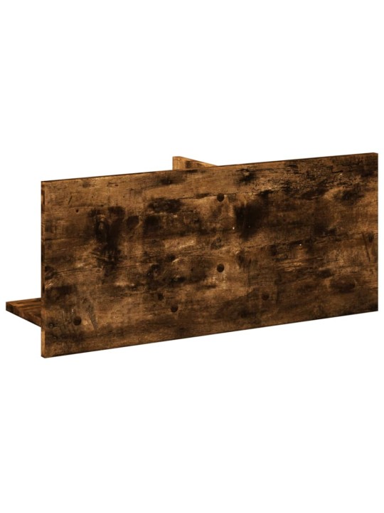 Nástěnná skříňka 70 x 16,5 x 30 cm kouřový dub kompozitní dřevo