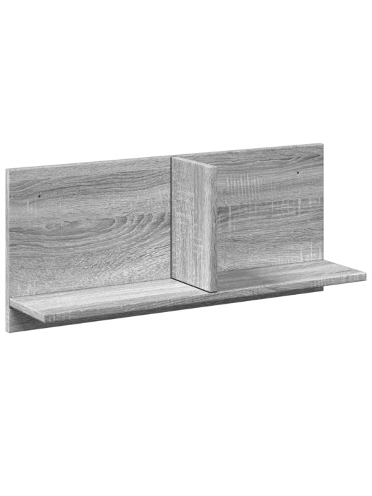 Nástěnná skříňka 70 x 16,5 x 30 cm šedá sonoma kompozitní dřevo