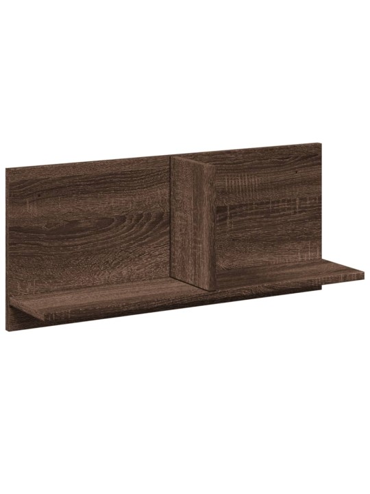 Nástěnná skříňka 70 x 16,5 x 30 cm hnědý dub kompozitní dřevo