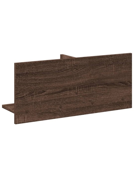 Nástěnná skříňka 70 x 16,5 x 30 cm hnědý dub kompozitní dřevo