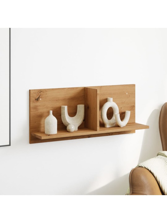 Nástěnná skříňka 70 x 16,5 x 30 cm dub artisan kompozitní dřevo