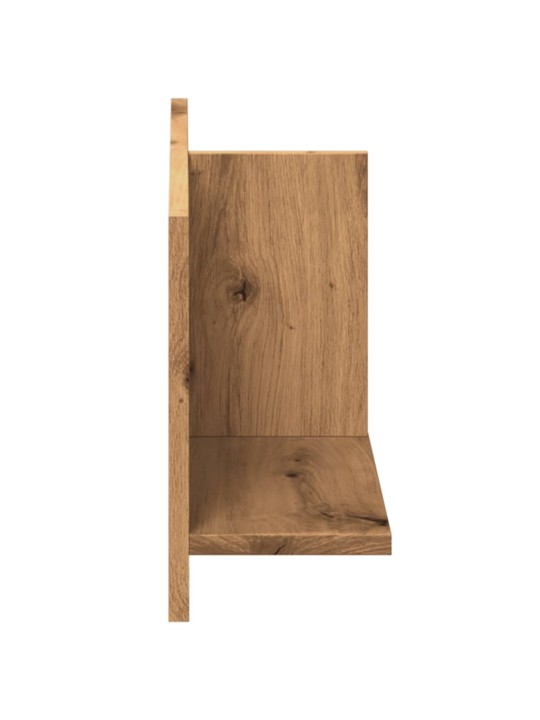 Nástěnná skříňka 70 x 16,5 x 30 cm dub artisan kompozitní dřevo
