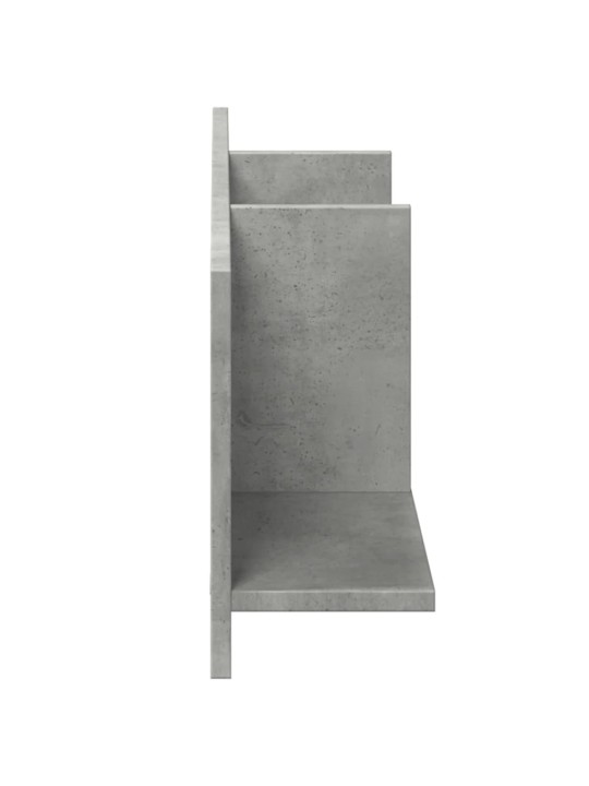 Nástěnná skříňka 100x16,5x30 cm betonově šedá kompozitní dřevo