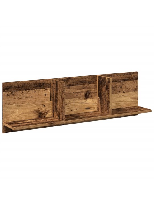 Nástěnná skříňka 100 x 16,5 x 30 cm old wood kompozitní dřevo