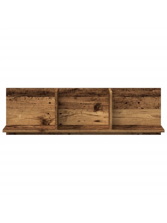 Nástěnná skříňka 100 x 16,5 x 30 cm old wood kompozitní dřevo