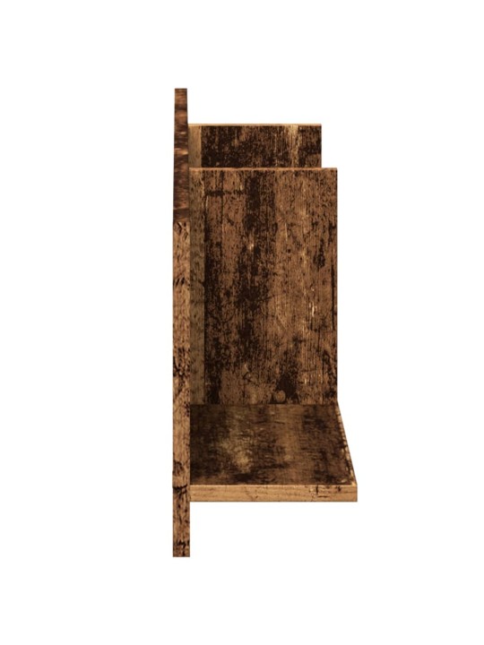 Nástěnná skříňka 100 x 16,5 x 30 cm old wood kompozitní dřevo