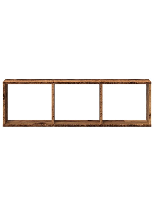 Nástěnná skříňka 100 x 16 x 30 cm old wood kompozitní dřevo