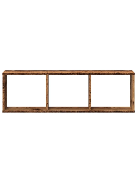 Nástěnná skříňka 100 x 16 x 30 cm old wood kompozitní dřevo