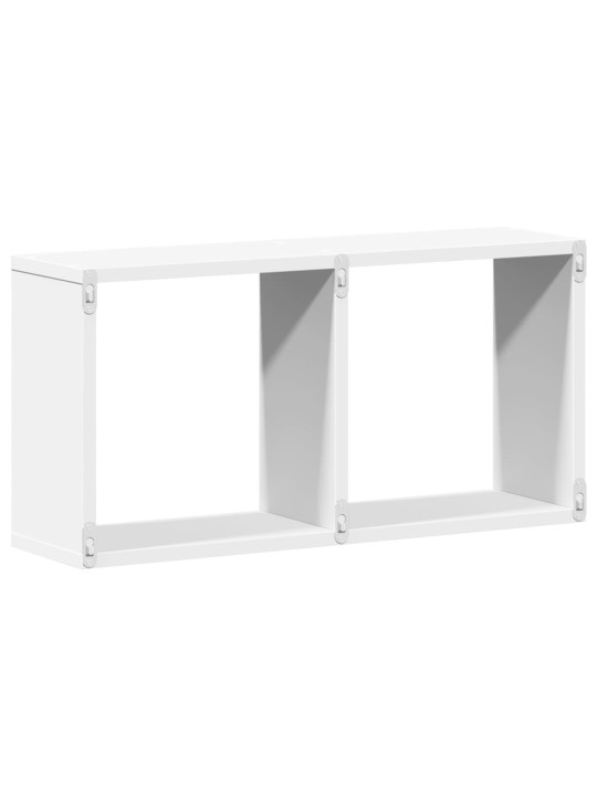 Nástěnná skříňka 60 x 16 x 30 cm bílá kompozitní dřevo