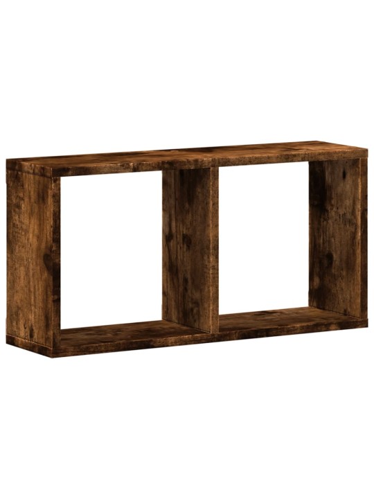 Nástěnná skříňka 60 x 16 x 30 cm kouřový dub kompozitní dřevo