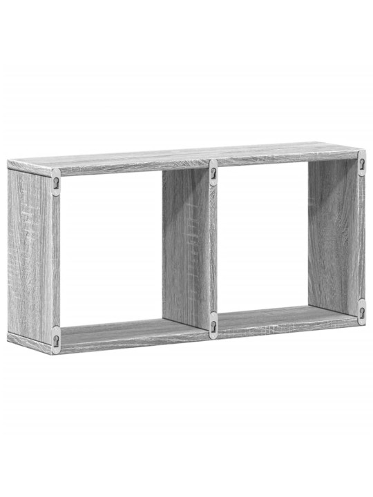 Nástěnná skříňka 60 x 16 x 30 cm šedá sonoma kompozitní dřevo