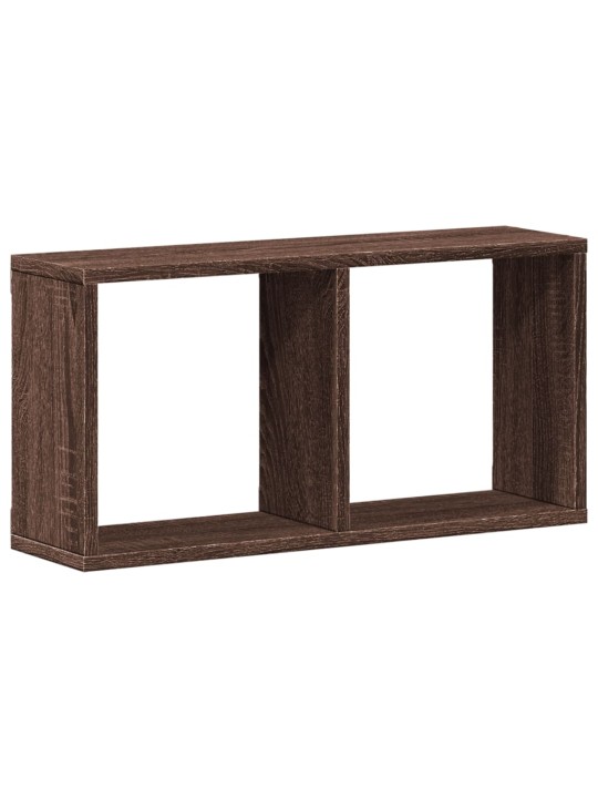Nástěnná skříňka 60 x 16 x 30 cm hnědý dub kompozitní dřevo
