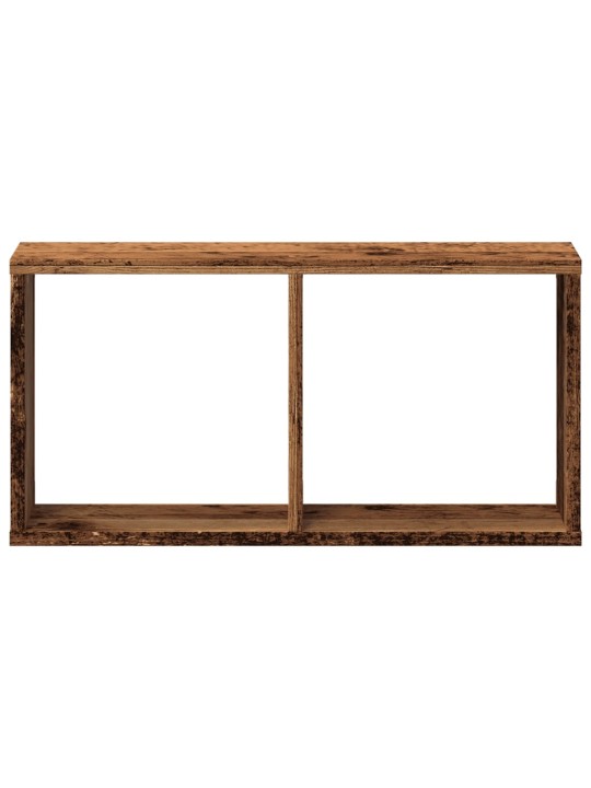Nástěnná skříňka 60 x 16 x 30 cm old wood kompozitní dřevo
