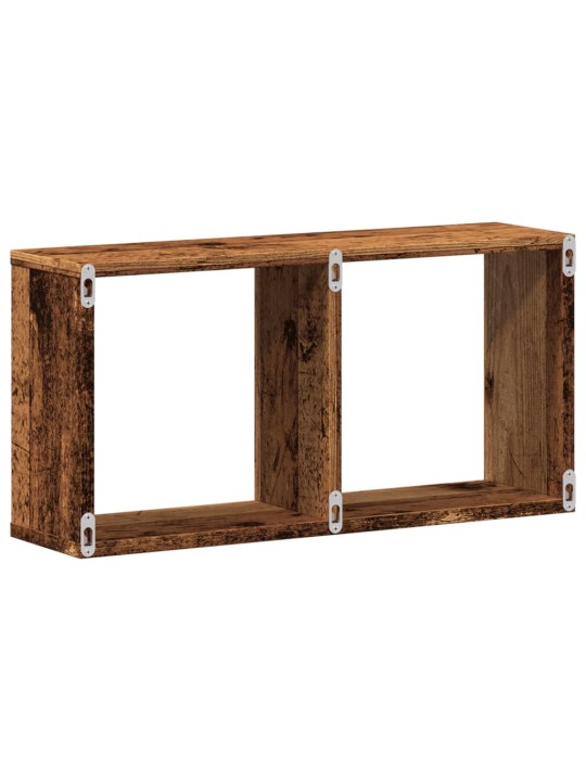 Nástěnná skříňka 60 x 16 x 30 cm old wood kompozitní dřevo
