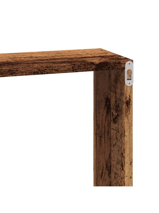 Nástěnná skříňka 60 x 16 x 30 cm old wood kompozitní dřevo