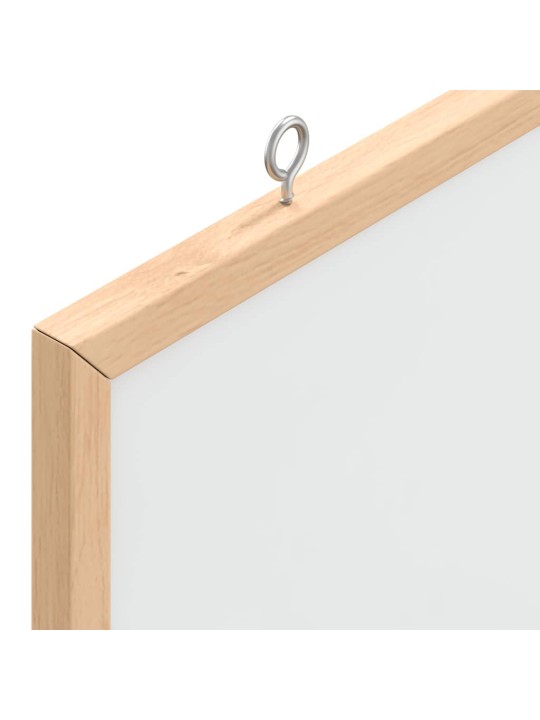 Vidaxl magnetická tabule s masivním borovicovým dřevěným rámem 60x30cm