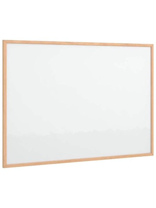 Vidaxl magnetická tabule s masivním borovicovým dřevěným rámem 80x55cm