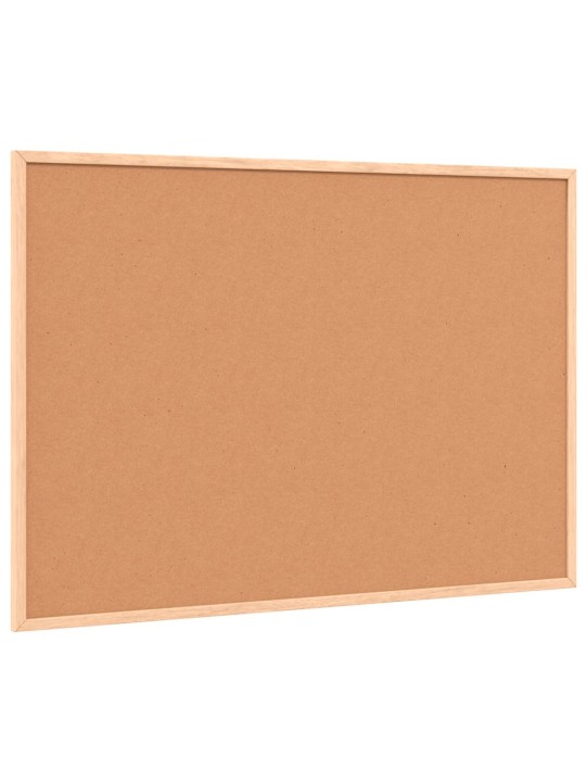 Vidaxl magnetická tabule s masivním borovicovým dřevěným rámem 80x55cm