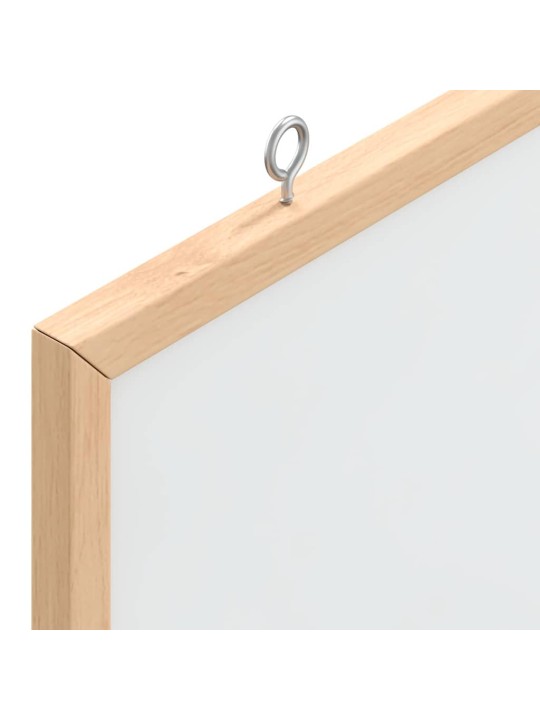 Vidaxl magnetická tabule masivním borovicovým dřevěným rámem 100x55cm