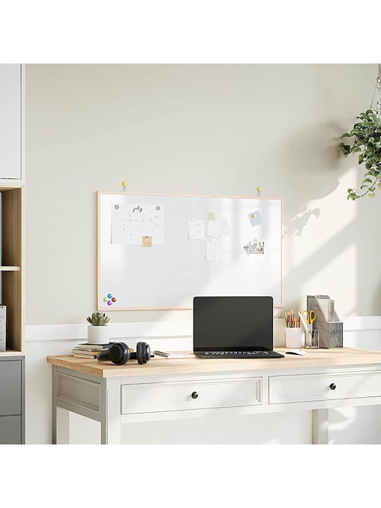 Vidaxl magnetická tabule masivním borovicovým dřevěným rámem 100x55cm