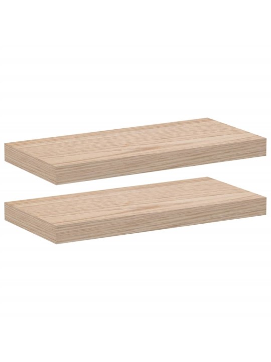 Plovoucí police 2 ks 50 x 23,5 x 4 cm kompozitní dřevo