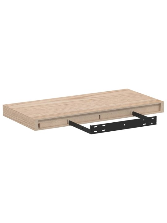 Plovoucí police 4 ks 50 x 23,5 x 4 cm kompozitní dřevo