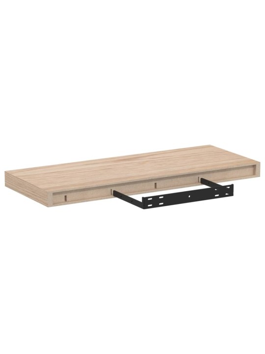 Plovoucí police 2 ks 60 x 23,5 x 4 cm kompozitní dřevo