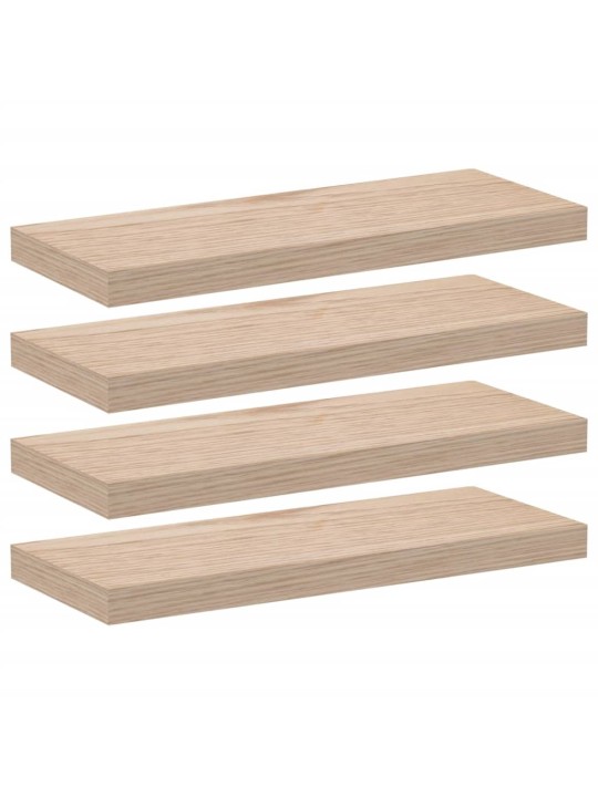 Plovoucí police 4 ks 60 x 23,5 x 4 cm kompozitní dřevo
