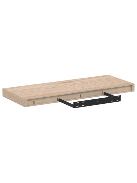 Plovoucí police 4 ks 60 x 23,5 x 4 cm kompozitní dřevo