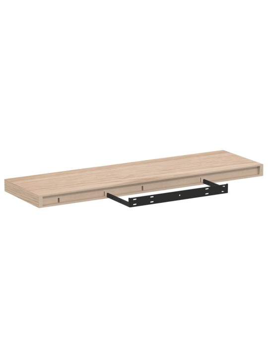 Plovoucí police 4 ks 80 x 23,5 x 4 cm kompozitní dřevo