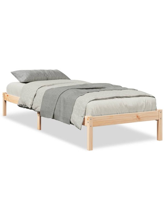 Prodloužený rám postele bez matrace 80 x 210 cm borovice