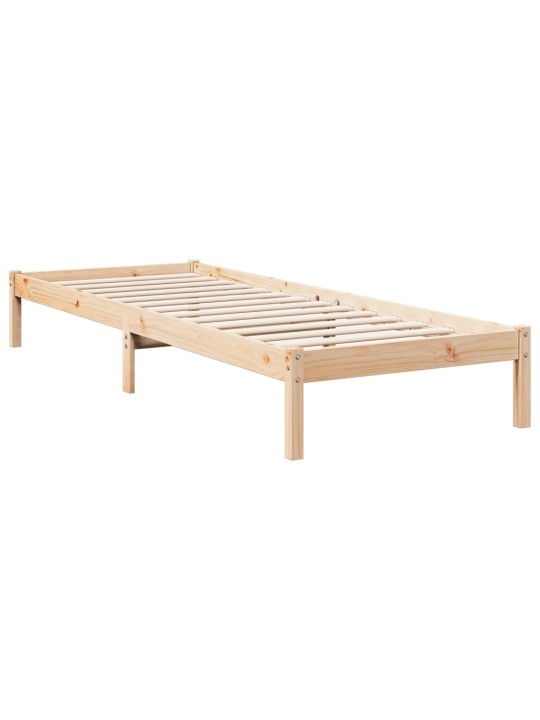 Prodloužený rám postele bez matrace 80 x 210 cm borovice