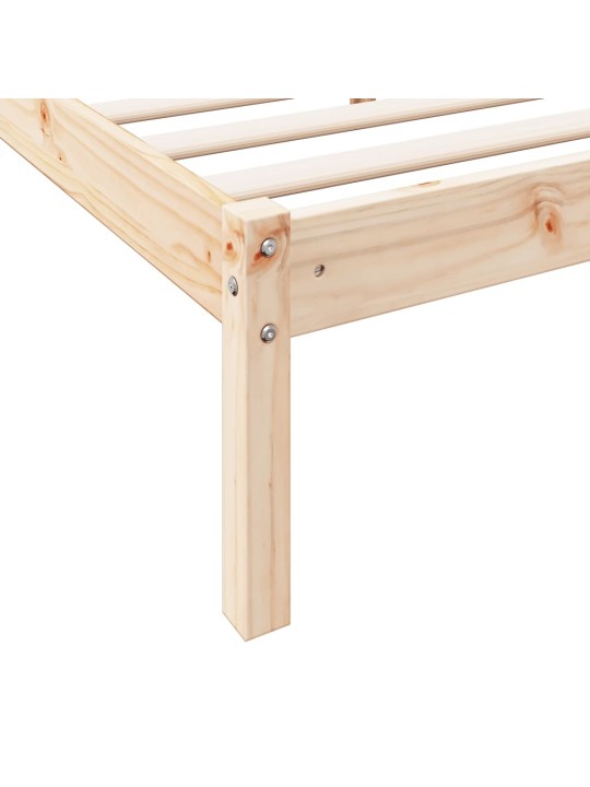Prodloužený rám postele bez matrace 80 x 210 cm borovice