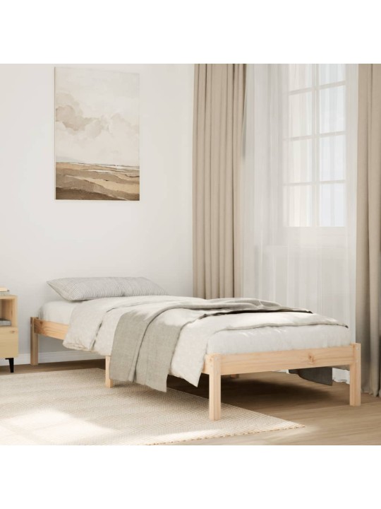 Prodloužený rám postele bez matrace 90 x 210 cm borovice