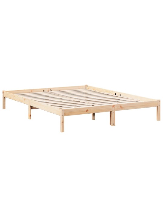 Prodloužený rám postele bez matrace 140 x 210 cm borovice