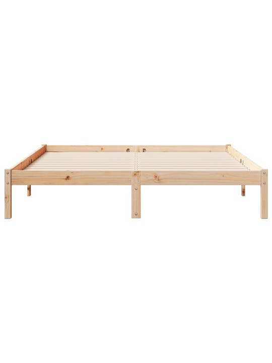 Prodloužený rám postele bez matrace 140 x 210 cm borovice