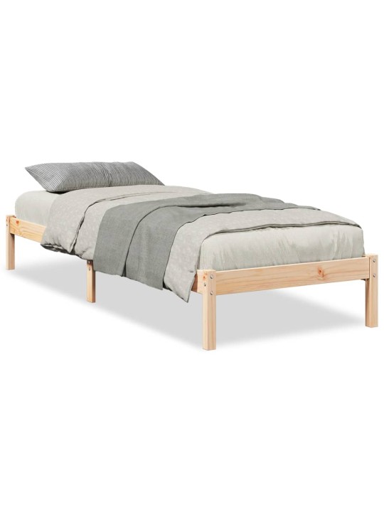 Prodloužený rám postele bez matrace 80 x 220 cm borovice