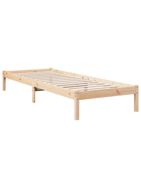 Prodloužený rám postele bez matrace 80 x 220 cm borovice