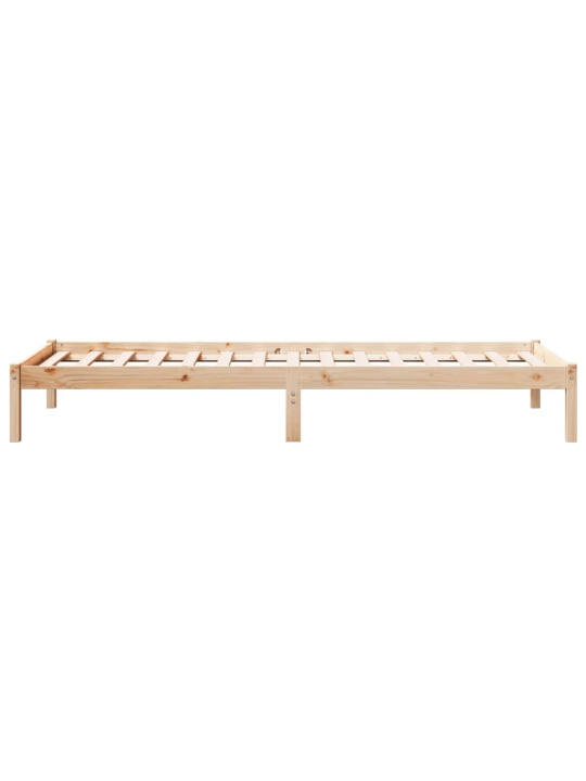 Prodloužený rám postele bez matrace 80 x 220 cm borovice