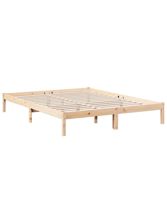 Prodloužený rám postele bez matrace 140 x 220 cm borovice