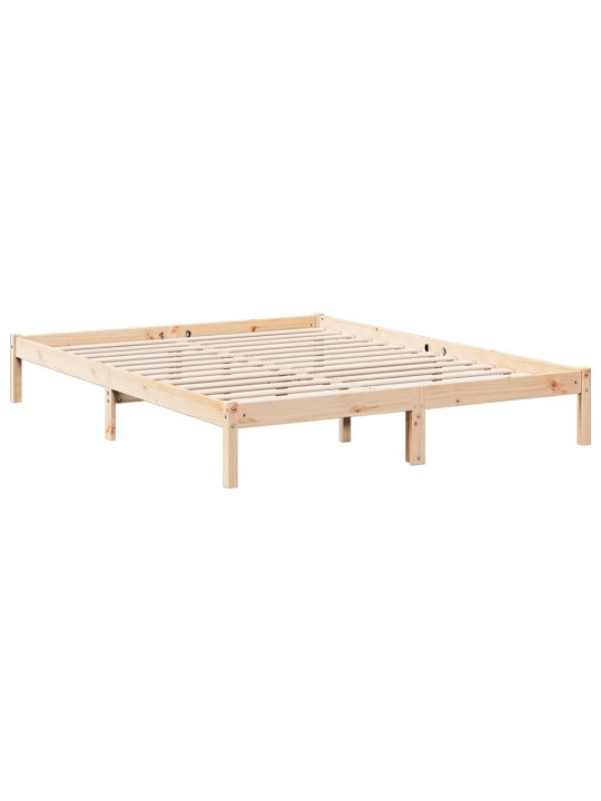 Prodloužený rám postele bez matrace 140 x 220 cm borovice