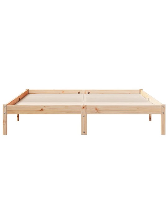 Prodloužený rám postele bez matrace 160 x 220 cm borovice