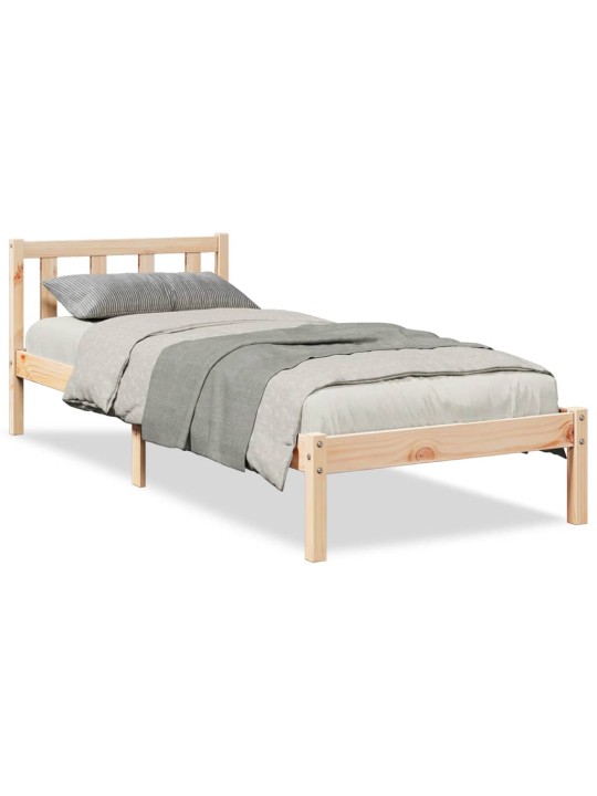Prodloužený rám postele bez matrace 80 x 210 cm borovice